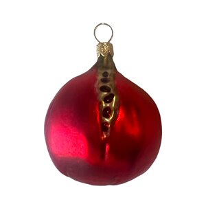 Christmas Ornament Small Pomegranate Half