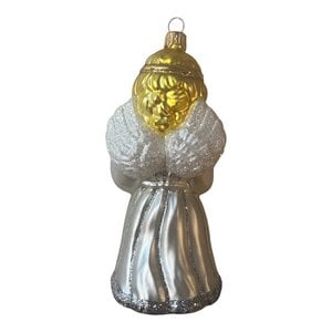 Christmas Ornament Angel with a Lyre Large