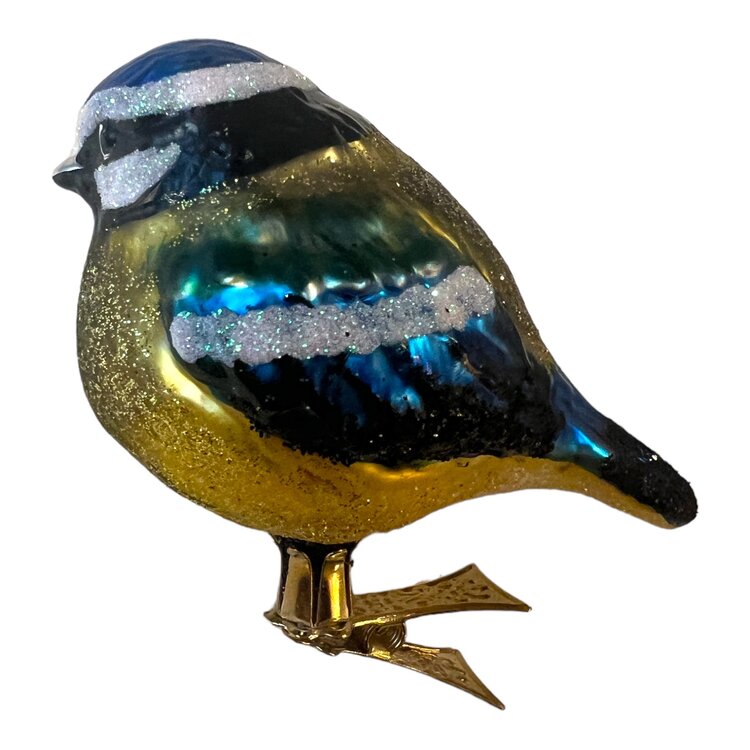 Christmas Ornament Chubby Blue Tit