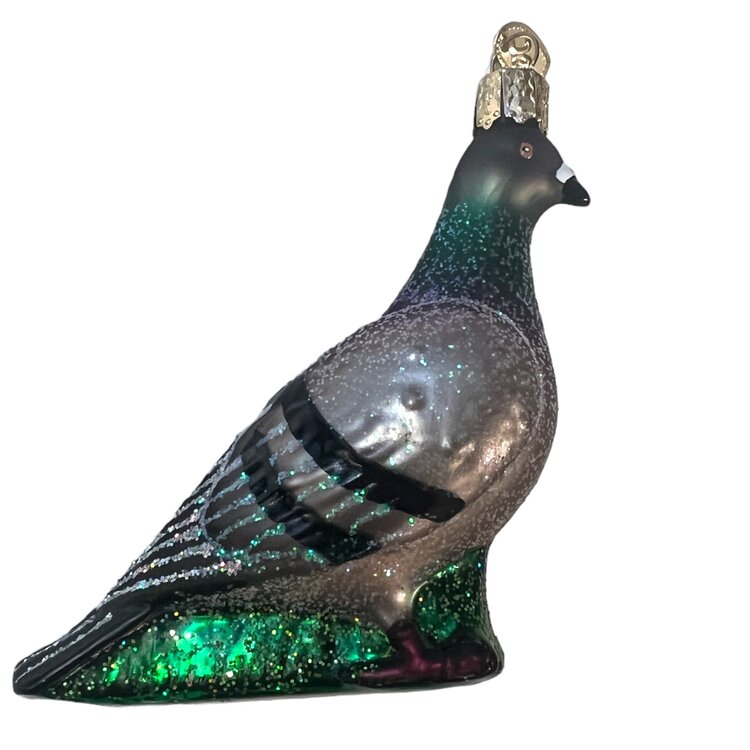 Christmas Ornament Pigeon