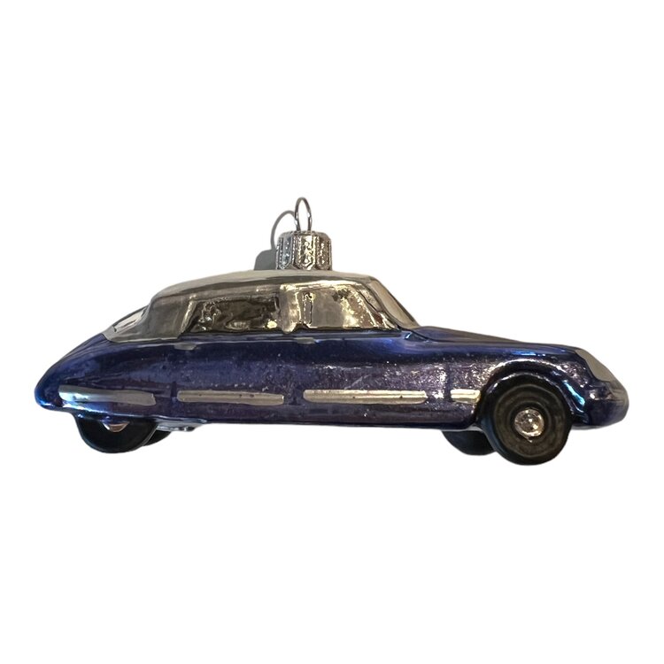 Christmas Ornament Citroën DS Blue