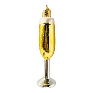 Christmas Ornament Champagne Flute