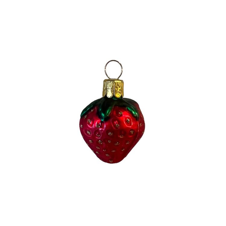 Christmas Ornament Strawberry Mini