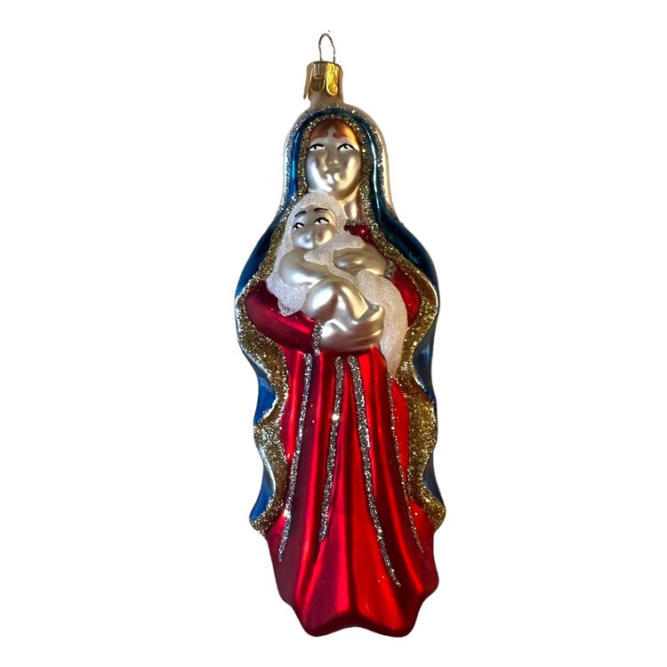 Christmas Ornament Madonna with Child
