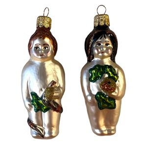 Christmas Ornaments Adam and Eve