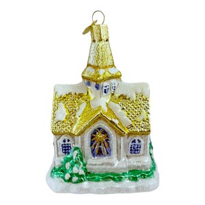 Christmas Ornament Golden Cathedral