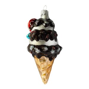 Christmas Ornament Chocolate Ice Cream