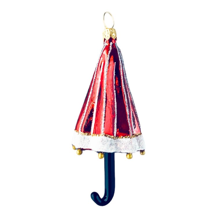 Christmas Ornament Red Umbrella