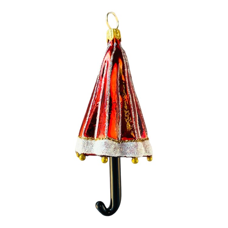 Christmas Ornament Red Umbrella