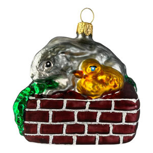 Christmas Decoration Rabbit and Duckling