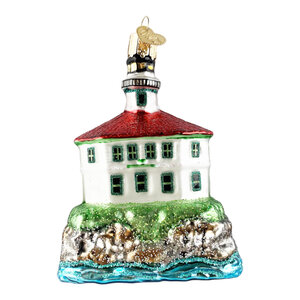 Christmas Decoration Eldred Rock Lighthouse