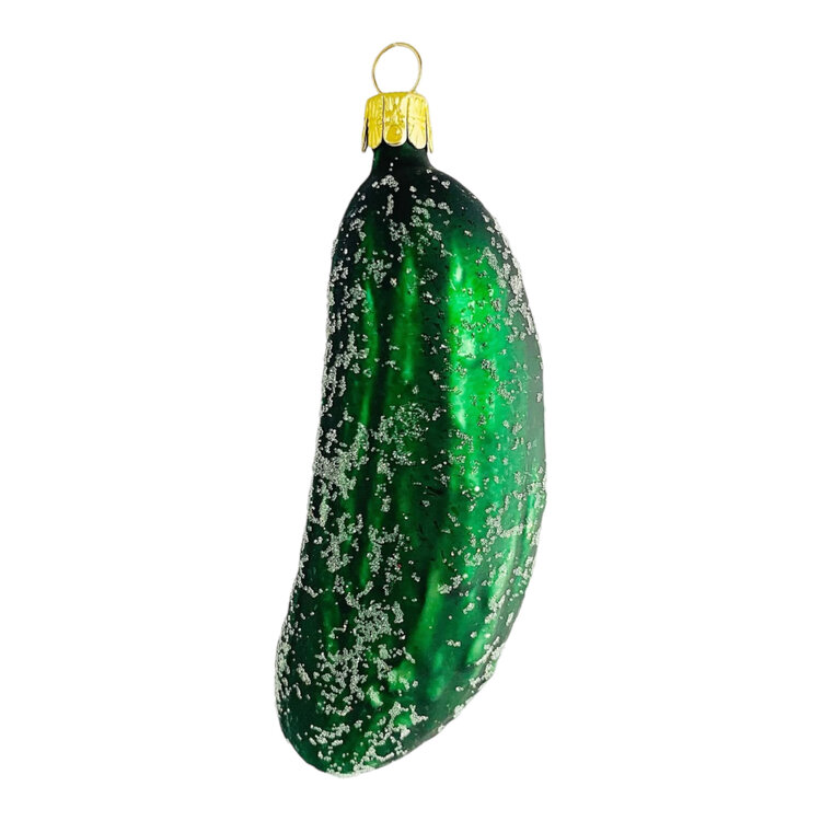 Christmas Ornament Pickle Frosted