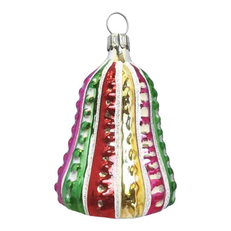 Christmas Ornament Colourful Christmas Bell
