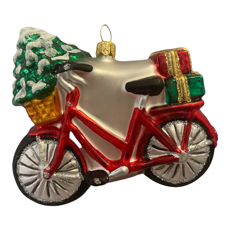 Kerstbal Kerst Fiets