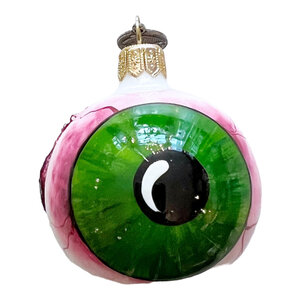 Christmas Decoration Eyeball Green