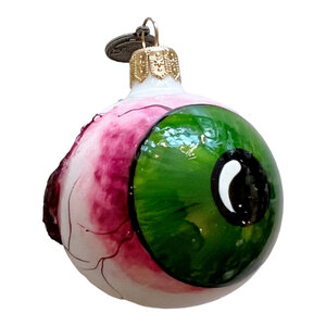 Christmas Ornament Eyeball Green