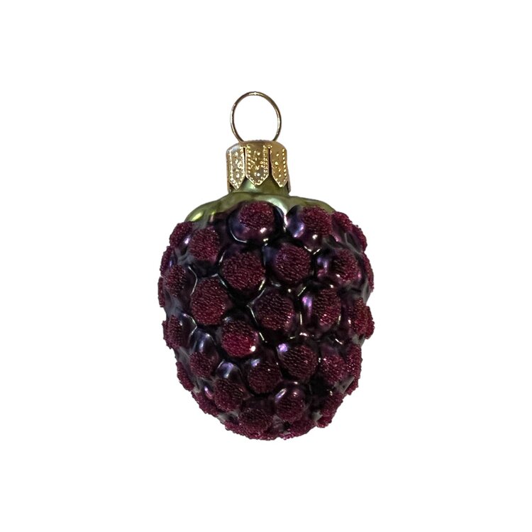 Christmas Ornament Blackberry Frosted