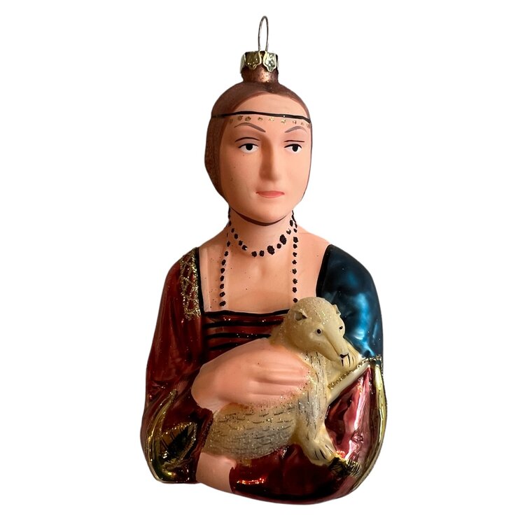 Christmas Ornament The Lady with an Ermine