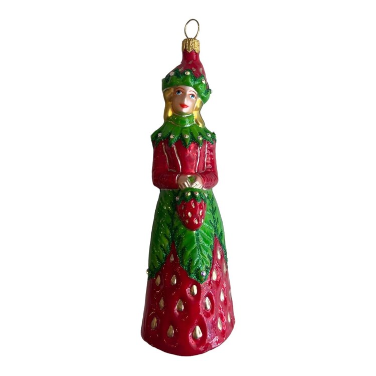 Christmas Ornament Strawberry Lady