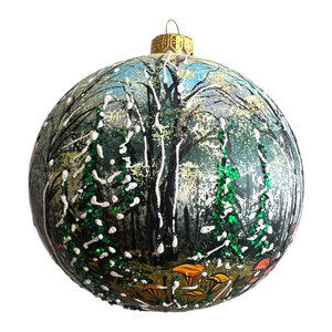 Christmas Ornament Forest Scene