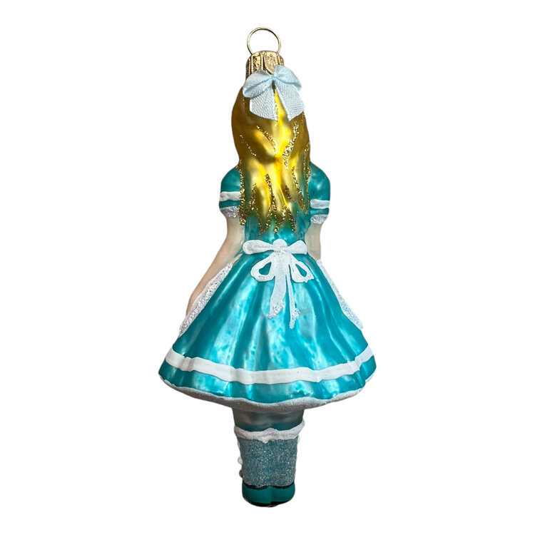 Kerstbal Alice in Wonderland