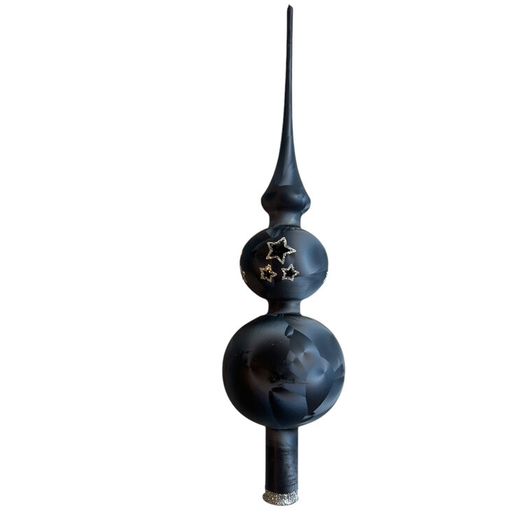 Black Tree Top with Stars
