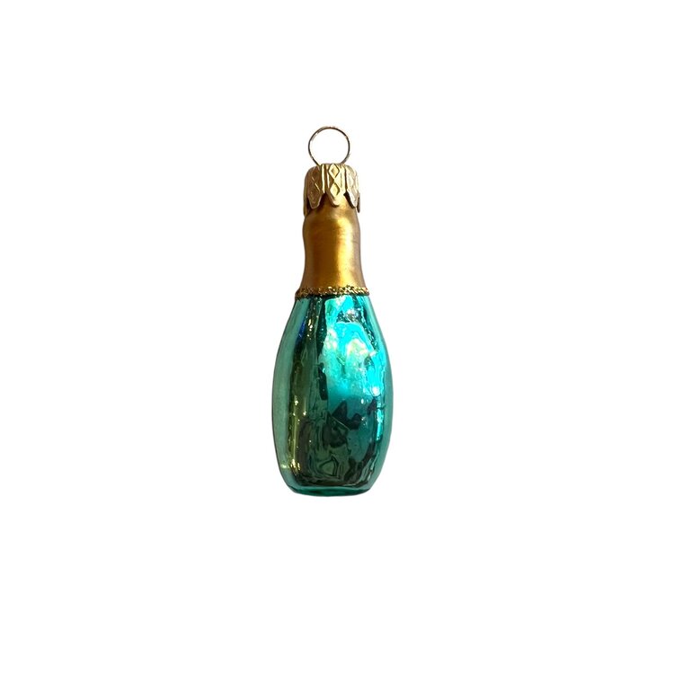 Christmas Ornament Wine  Bottle Mini White