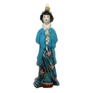 Christmas Decoration Geisha Blue