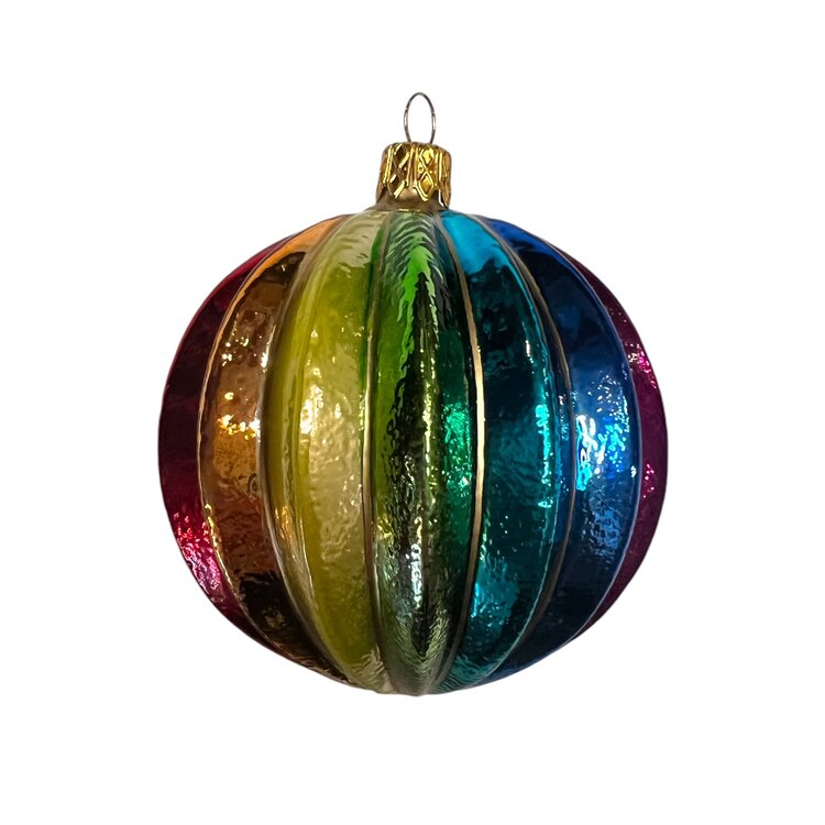 Kerstbal Regenboogbal