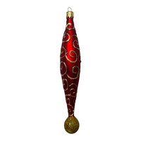 Kerstbal Pegel Rood Klassiek