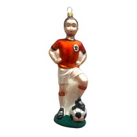 Kerstbal Voetballer Nummer 14 Oranje