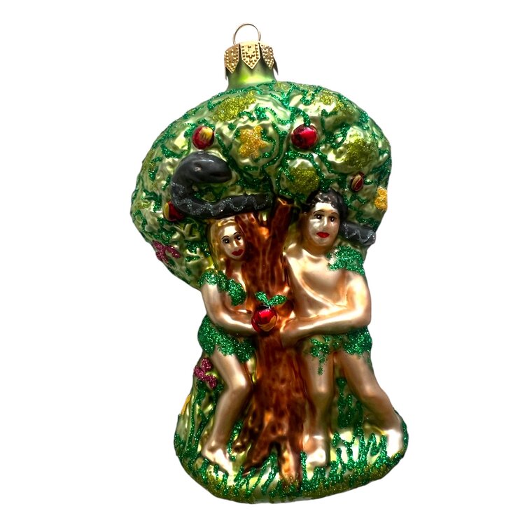 Christmas Ornaments Adam and Eve in Paradise