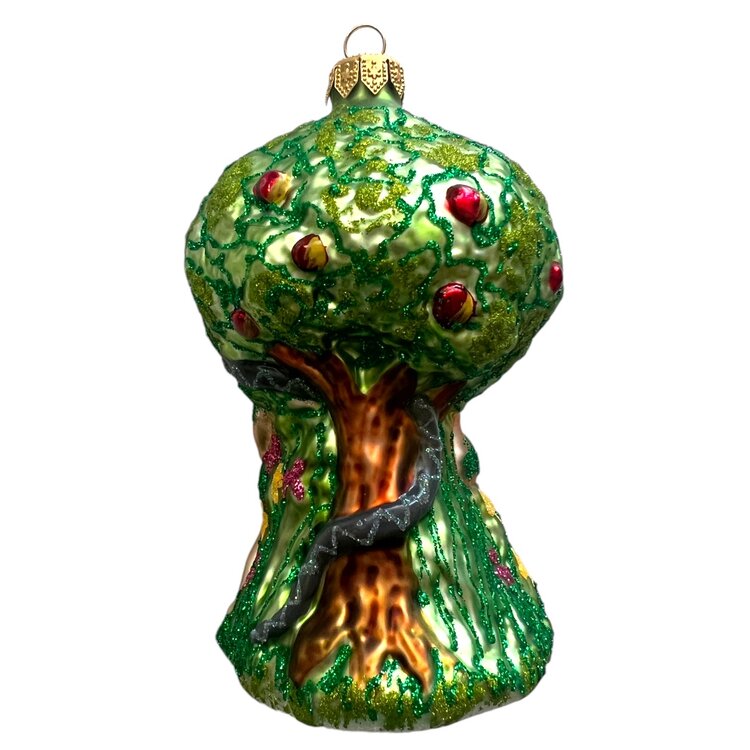 Christmas Ornament Adam and Eve in Paradise