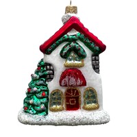 Christmas Decoration White Little House