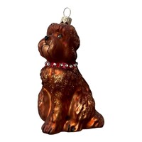 Kerstbal Bruine Poedel