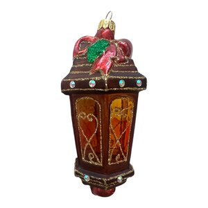 Christmas Decoration Lantern Brown