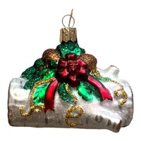 Kerstbal Blok Hout