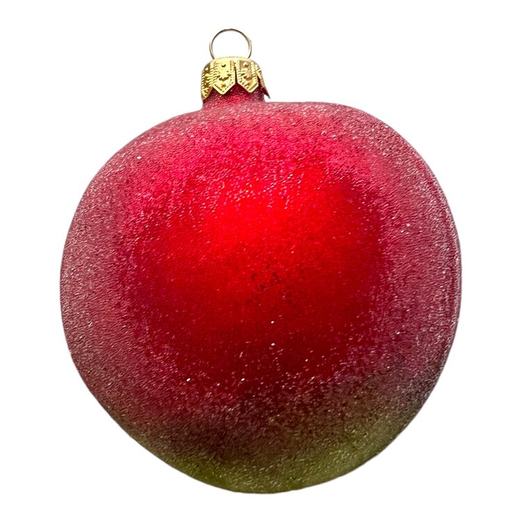 Kerstbal Halve Appel Groot