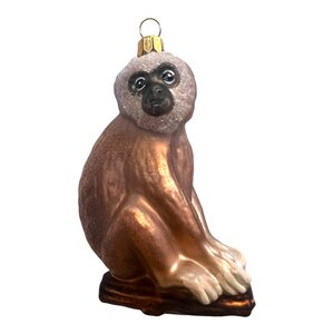 Christmas Decoration Gibbon Brown