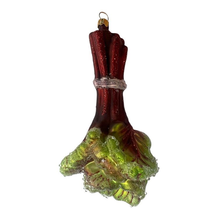 Christmas Ornament Rhubarb