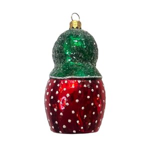 Kerstbal Aardbei Matroesjka