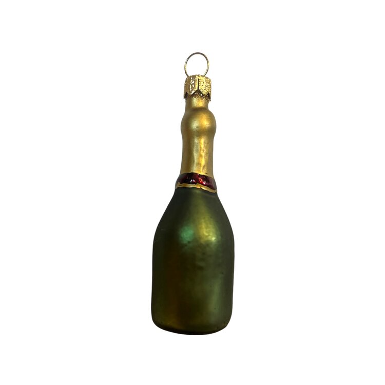 Christmas Ornament Champagne Small