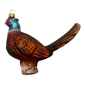 Christmas Ornament Pheasant Hanging