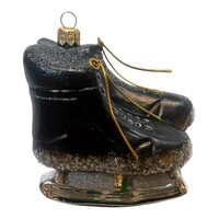 Kerstbal Zwarte Schaatsen