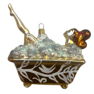 Kerstbal Badderen Goud