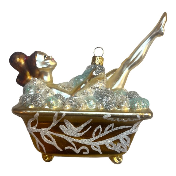 Kerstbal Badderen Goud