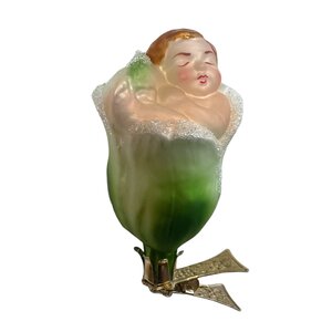 Christmas Ornament Baby in a cabbage