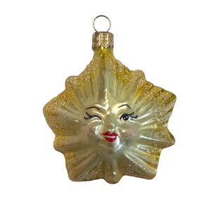 Kerstbal Knipogende Ster Goud