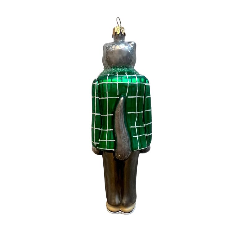 Christmas Ornament Cat in a Tuxedo
