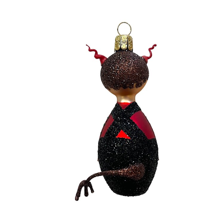Kerstbal Grappig Duivelinnetje